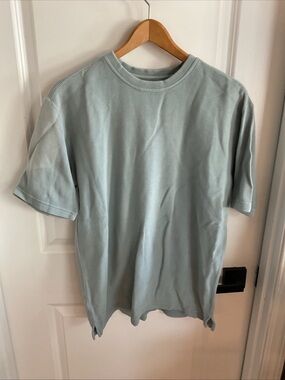 Tommy Bahama - Men's Ribbed Crew Neck Shirt - Bluish Gray - Men’s Size Large